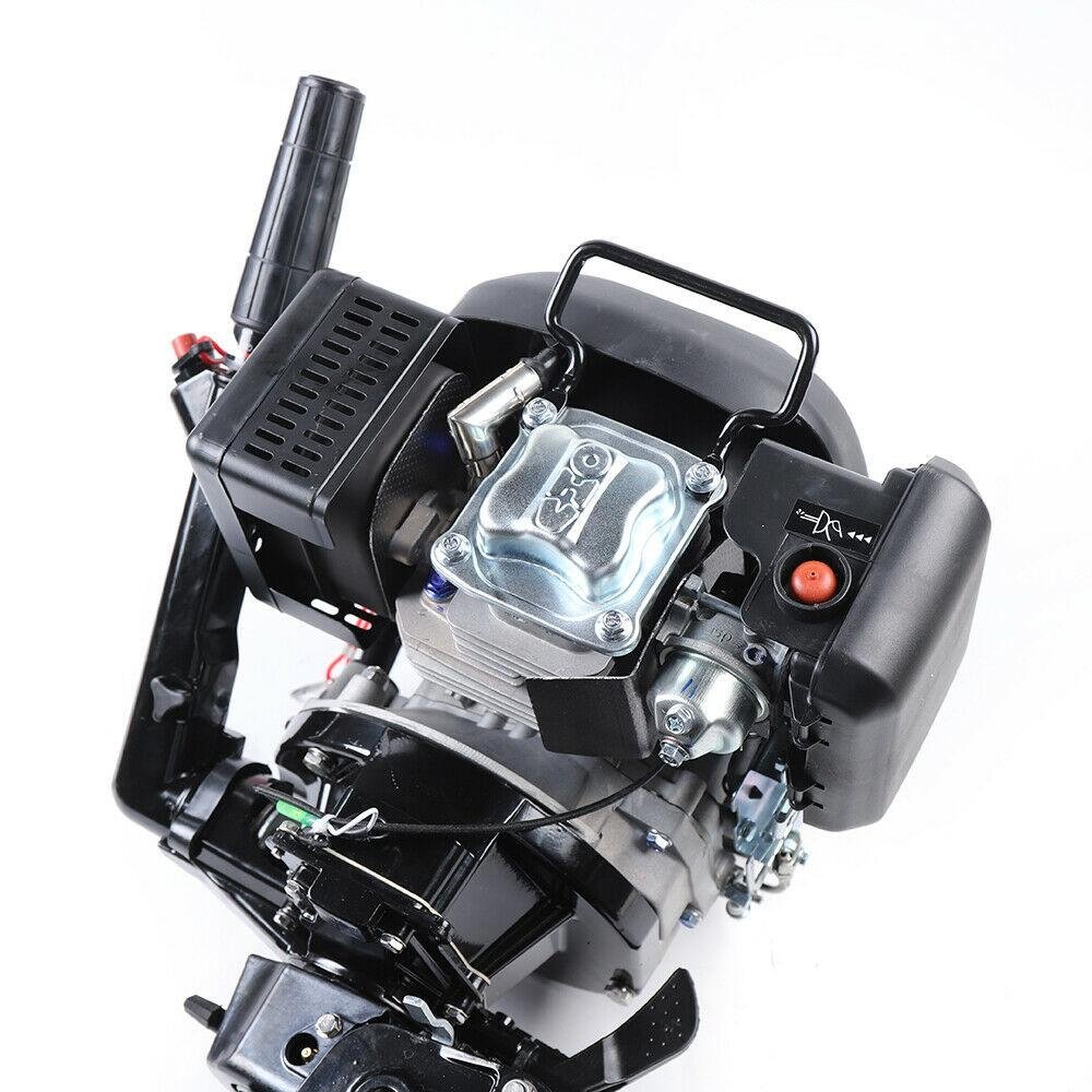 Hangkai Water Cooled 2 Stroke 6HP Outboard Motor Petrol Powered Engine